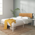 Zinus Figari Queen Metal and Bamboo Bed Frame With Adjustable Headboard White AU-FBOBH2-39Q image NaN