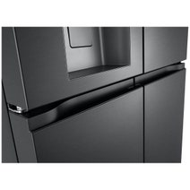 LG 506L French Door Fridge with Slim Non-Plumbed In-Door Ice and Water Dispenser Matte Black GF-LN500MBL hero image