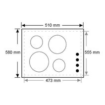 Arc Electric Oven, 60cm Gas Cooktop & 60cm Retractable Rangehood Pack AP6G hero image