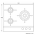 Fisher & Paykel CG603DNGGB1 60cm Natural Gas Cooktop image NaN