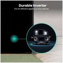Hisense 417L Bottom Mount Fridge Charcoal HRBM419B hero image