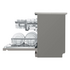 LG 60cm 14 Place Setting QuadWash Freestanding Dishwasher Stainless Steel XD4B24PS image NaN