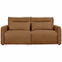 London Leather Fulham Fixed Three Seater Sofa HCFRDYSS60BLCAMF image NaN