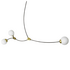 CTO Lighting Ivy Horizontal 3 Pendant Light - Bronze and Satin Brass with Opal Glass Shades IVYPE3BZGO image NaN