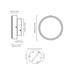 CTO Lighting Anvers Small Wall or Ceiling Rose - Bronze ACCGENCWOSBZ image NaN