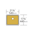 Oliveri CS01GM Spectra Single Bowl Sink image NaN