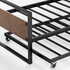 Zinus Ironline Single Trundle Bed Frame Set AU-IRDBS-39 image NaN
