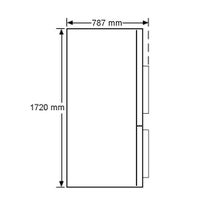 Sharp SJF624STSL 624L 4 Door Fridge hero image