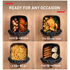 Tefal Air Fryer 6.9L Easy Fry & Grill 2 in 1 XXL FlexCook Black EY8018  image NaN