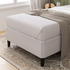 Zinus Keenan Single Fabric White Ensemble Bed Base AU-BSLB-S image NaN