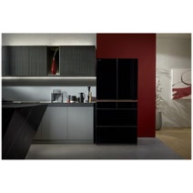 Hitachi 670L Multi Drawer French Door Refrigerator Crystal Black Glass R-GW670TAXK hero image