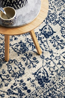 Rug Culture Evoke Medium Blue Rug 230X160CM - EVO-256-BLUE-230X160 hero image