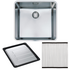 Franke KBX110-45HW Kubus Single Bowl Undermount Sink with Accessories image NaN
