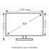 LG 49UF850T 49" 124cm 4K Ultra HD 3D Smart LED LCD TV With WebOS 2.0 image NaN