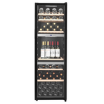 LeCavist 140 Bottle Triple Zone Wine Cabinet Black LEK1403ZPV hero image