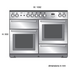 Falcon 110cm Freestanding Electric Oven/Stove NEX110EISS-CH image NaN