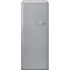 Smeg 270L 50's Retro Style Aesthetic Top Mount Fridge Silver FAB28LSV3 image NaN