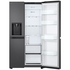 LG 625L Side by Side Fridge with Non-Plumbed Ice and Water Matte Black GS-N599MBL image NaN
