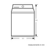 Speed Queen Top Load Washer and Dryer AWNE92ADEE9R image NaN