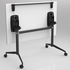 OLG Uni Flip Table 1200x750 White Worktop with Black Frame OG_UNIFLIP1275B_W image NaN