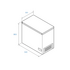 Haier Series 500 195L Hybrid Frost Free Chest Freezer Grey HCF200FI image NaN