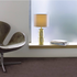 CTO Lighting Ring Table Light - Satin Brass with Dove Grey Silk RINTAOSB image NaN