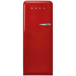 Smeg FAB 50's Style 270L Retro Refrigerator Red Left Hinge FAB28LRD6AU hero image