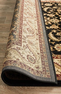 Rug Culture Sydney Small Black, Ivory Rug 150X80CM - SYD-9-BI-150X80 hero image