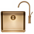 Titan Large Bowl Sink & Mixer Tap Package Brass TSBR522PK image NaN