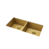 Meir MKSP-D860440-BB Double Bowl Undermount Sink image NaN