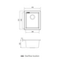 Oliveri Santorini Standard Single Bowl Undermount Sink Matte Black ST-MB1530U-OF image NaN