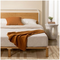 Zinus Arden Bamboo Queen Bed Frame with Pipe Headboard AU-FPWNH9ZC-08Q hero image