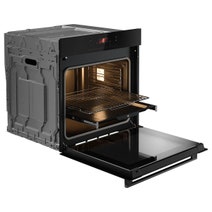 ASKO 60cm Essence Pyrolytic Built-in Oven Black Glass OTP26BGHAU hero image