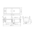 Abey PD150BZ Schock Preparation Station Double Bowl Sink image NaN