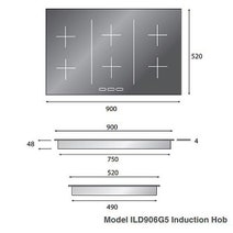 ILVE ILD906G5 90cm Induction Cooktop hero image