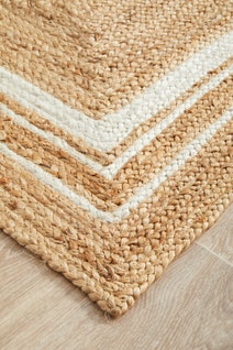 Rug Culture Nosa Large Natural & White Rug 400X80CM - NSA-111-400X80 hero image