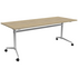 OLG Uni Flip Table 1500x600 New Oak Worktop with White Frame OG_UNIFLIP156W_NO image NaN
