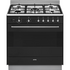 Smeg 90cm Dual Fuel Freestanding Oven- Anthracite FS9606AS-1 image NaN