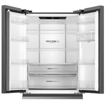 Haier 509L French Door Fridge with Non-Plumbed Water Dispenser Satina HRF510FHS hero image
