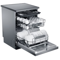 Haier 60cm Freestanding Dishwasher with Steam Satina Silver HDW15F3S1 hero image