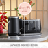Sunbeam Kyoto City Collection 1.7L Kettle Black KEM8007BK image NaN