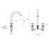 Rogerseller Gas Basin Set 170mm - Matte Black 3606017711 image NaN