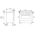 La Germania 90cm Futura Freestanding Natural Gas Oven/Stove TUS95L71DX  image NaN