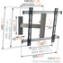 Vogel's THIN225 UltraThin Full-Motion TV Wall Mount for 26 to 55 Inch TVs Grey image NaN
