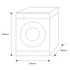 Euromaid 5kg Front Load Washing Machine WM5PRO image NaN