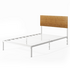 Zinus Figari Single Metal and Bamboo Bed Frame With Adjustable Headboard White AU-FBOBH2-39S image NaN
