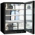 Schmick Glass Door Under Bench Bar Fridge Black SK156R-B image NaN