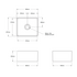 Turner Hastings Novi 50 x 46 Fine Fireclay Single Bowl Butler Sink Matte Black NO50FS-MB image NaN