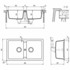 Abey Schock Typos Double Sink & Armando Vicario ISA Kitchen Mixer - Concrete TN200T2C image NaN