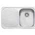 Oliveri Petite 1 and 3/4 Bowl Topmount Sink with Double Drainer  PE341-3TH  image NaN